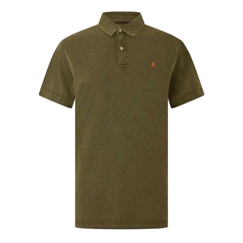 Replay Mens Logo Polo Shirt / Green